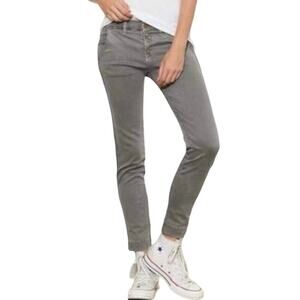 NSF Revovle The Wallace Charcoal Gray Mid-Rise Skinny-Ankle Crop Pants - Sz 26